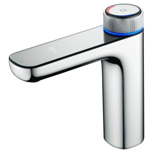 Baterie pentru lavoar FAPTER, Cu Display LCD, Culoare Crom - Img 1