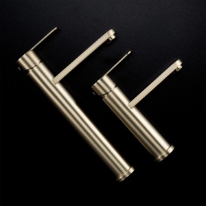 Baterie pentru lavoar Rea Arcos Brush Gold - Img 7