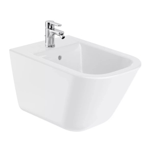 Bideu suspendat Roca The Gap Square alb 54 x 35 cm