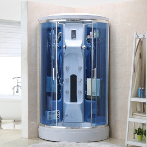 Cabina de dus cu Hidromasaj MO-0210 cu sauna inclusa, dimensiune 100X100X220CM - Img 16