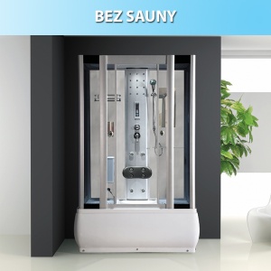 Cabina de dus cu hidromasaj WSH7716W, alba, 120x85 cm - Img 3
