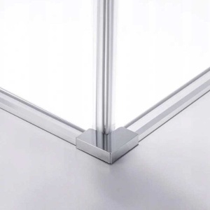 Cabina de dus cu rame cromate si sticla securizata KZ90A 80 x 80 cm - Img 8
