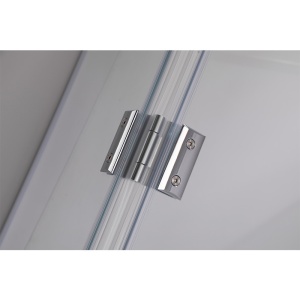 Cabina de dus din sticla securizata cu cadita de dus slim neagra KZ1180B/RIKO 90 x 90 cm - Img 15