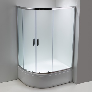 Cabina de dus din sticla securizata mata cu cadita de dus inalta Maja 115 x 85 cm - Img 6