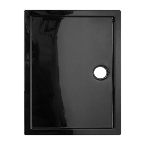 Cabina de dus dreptunghiulara din sticla securizata cu rame cromate si cadita neagra slim KZ12A/ST03E 90 x 80 cm - Img 18