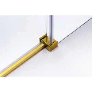 Cabina de dus Dreptunghiulara KZ202C, Design Modern 120x90cm, Culoare Auriu - Img 21