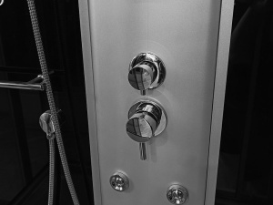 Cabina de dus MO-02005 cu hidromasaj crom 150X83X220CM - Img 10