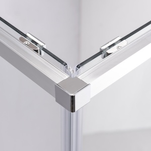 Cabina de dus NOVA Super slim, Dimensiune 90X90cm, Sticla securizata 6mm, Culoare Crom - Img 11