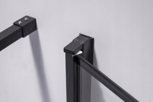 Cabina de dus patrata cu cadita de dus inclusa BS13A/SXL02A 80 x 80 cm negre - Img 11