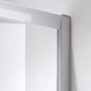 Cabina de dus patrata cu rame albe si cadita alba antialunecare KZ93B-SXL02B 90 x 90 cm - Img 9