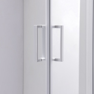 Cabina de dus patrata din sticla securizata si rame cromate KZ93A 80 x 80 cm - Img 6