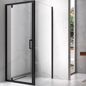Cabina de dus patrata din sticla securizata si rame negre KZ04A 70 x 70 cm - Img 8