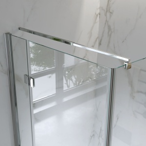 Cabina de dus patrata MO-93590 cu rame cromate 90 x 90 x 195 cm - Img 5