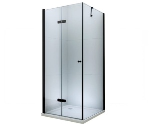 Cabina de dus pliabila Veldman Arizona One negru mat 120 x 120 cm sticla 6 mm - Img 11