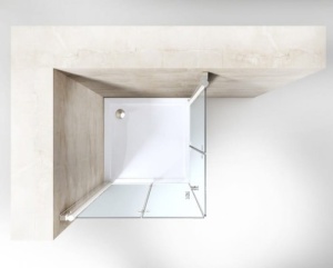 Cabina de dus pliabila Veldman Oslo Duo crom 70 x 110 cm sticla 6 mm - Img 20