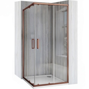 Cabina de dus Rea City 80x80 cm Copper Brush - Img 2