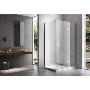 Cabina de dus rectangulara kz02c crom 110x80 cm - Img 14