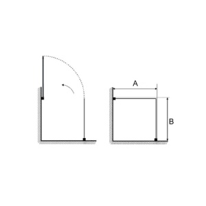 Cabina de dus Veldman Atlanta crom 90 x 80 cm sticla 6 mm - Img 10