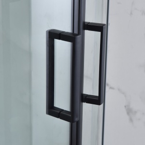 Cabina dus de colt, Cadita Semicirculara, 80x80cm, Inaltime 210 cm, Cu Hidromasaj - Img 23