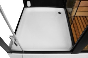 Cabina multifunctionala cu sauna uscata, sauna cu aburi si cabina de dus, montaj dreapta 180 × 110 × 223 cm - Img 8