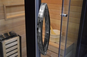 Cabina multifunctionala MO-1752B, sauna uscata, sauna cu aburi si cabina de dus, pe stanga. Dimensiune 180x110x223cm - Img 8