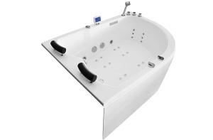 Cada asimetrica cu hidromasaj si cromoterapie SPA MUE-004A stanga 170 x 120 x 70 cm - Img 5
