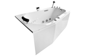 Cada cu hidromasaj asimetrica MUE-007A stanga – 170 x 100 x 70 cm, 49 duze, incalzitor si Bluetooth - Img 8