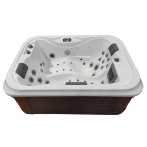 Cada cu hidromasaj jacuzzi pentru gradina Pro Garden SPA 1356 pentru 2 persoane 190 x 135 x 78 cm - Img 5