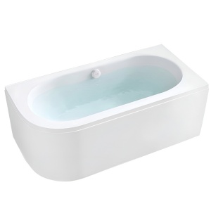 Cada de baie alba cu montaj dreapta, cu carcasa EBI 140 x 75 cm