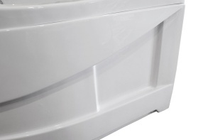 Cada de baie cu hidromasaj de colt MO-0203, 135 x 135 x 75 cm, cromoterapie, radio Bluetooth, alb - Img 8
