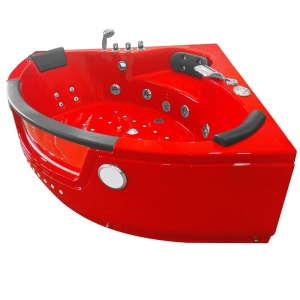 Cadă de baie cu hidromasaj RED SPA MO-1004 HC - cu încălzitor, 152x152x56 cm - Img 9