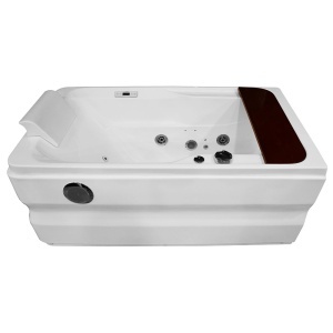 Cada de baie cu hidromasaj si SPA, alba, cu paravan sticla si dus fix, montaj stanga 140 x 78 x 58 cm - Img 7