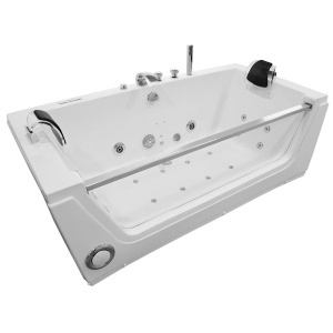 Cada de baie cu hidromasaj si SPA Black pentru o persoana 176 x 85 x 61 cm