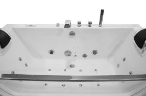Cada de baie cu hidromasaj si SPA Black pentru o persoana 176 x 85 x 61 cm - Img 11