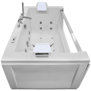 Cada de baie cu hidromasaj si SPA White pentru o persoana 176 x 85 x 61 cm - Img 5