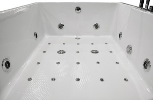 Cada de baie cu hidromasaj si Turbo Spa pentru 2 persoane 186 x 121 x 65 alba - Img 17