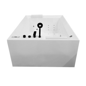 Cada de baie cu hidromasaj spa MO-18046, 185 x 135 x 65 cm, 2 persoane, baterie termostatica, Bluetooth - Img 4