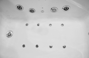 Cada de baie dreptunghiulara cu hidromasaj si SPA, alba, 150 x 80 x 65 cm - Img 11
