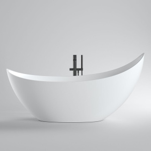 Cada de baie freestanding cu forma ovala Exclusive 185 x 76 x 92 cm - Img 4