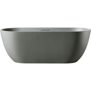 Cada de baie freestanding cu strat rezistent la abraziune D002CH gri 170 x 75 x 60 cm - Img 5