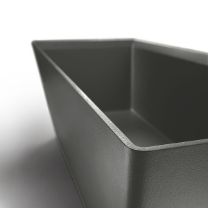 Cada de baie freestanding MUE-D001G gri mat cu textura de piatra – 170 x 75 x 60 cm - Img 5