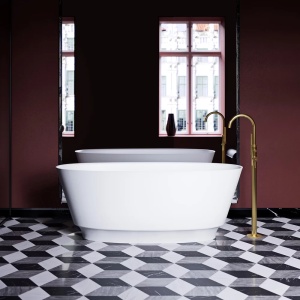 Cada de baie freestanding PRO OMMNIRES NEO M+ ,alb mat ,158x 72 cm