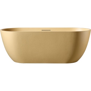 Cadă de baie independentă cu strat rezistent la abraziune cappuccino MUE-D002CP, 170 x 75 x 60 cm