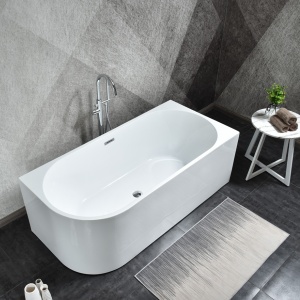 Cada de baie PRO MARSALA 170 cm Dreapta, Design modern, Alba - Img 1