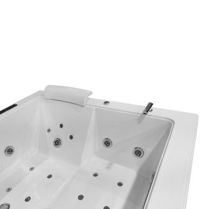 Cadă de baie SPA cu hidromasaj, MO-8033, alba, 180 x 150 x 62 cm - Img 8