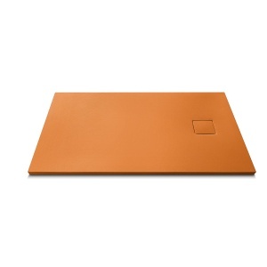 Cadita de dus dreptunghiulara din compozit de piatra Pro MUE-1284O portocaliu 120 x 80 x 4 cm - Img 3