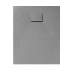 Cadita de dus MO-GD10080ES Dreptunghiulara, SMC, culoare Gri. 100X80X2.6CM - Img 2