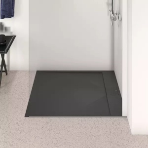 Cadita de dus patrata Ideal Standard i.life Ultra Flat S negru intens 100x100 cm - Img 3