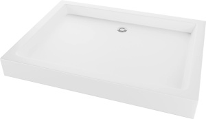 Cadita de dus Rio dreptunghiulară 120 x 80 cm, Culoare Alba