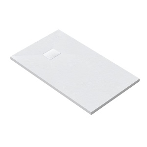 Cadita de dus TORINO SMC ULTRA SLIM, Dimensiuni la alegere, Culoare Alb - Img 1